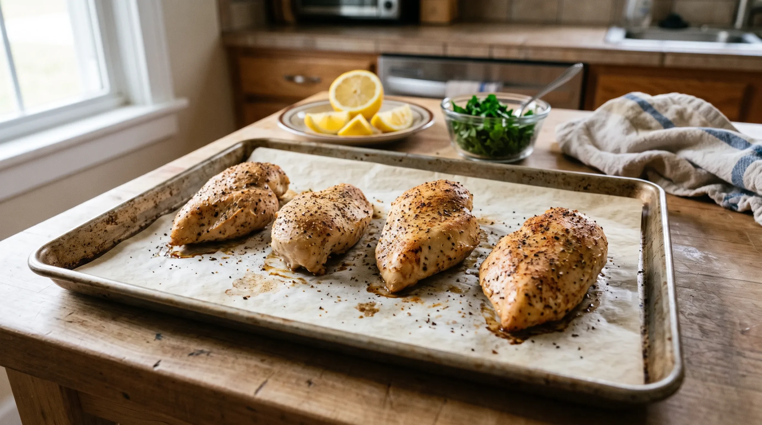 healthy baked chicken breast