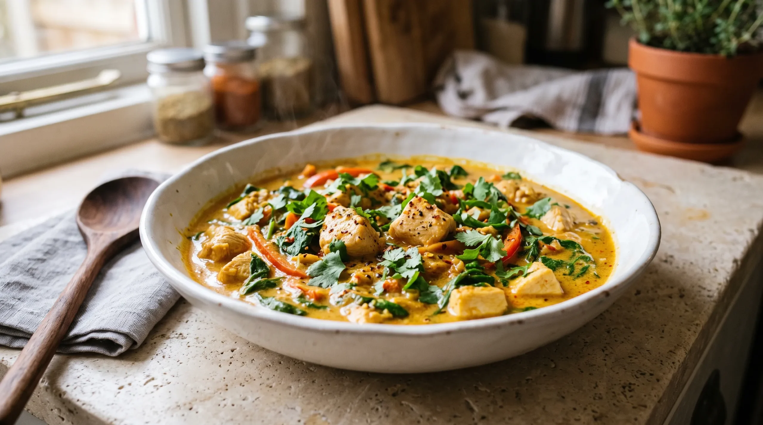 healthy chicken curry