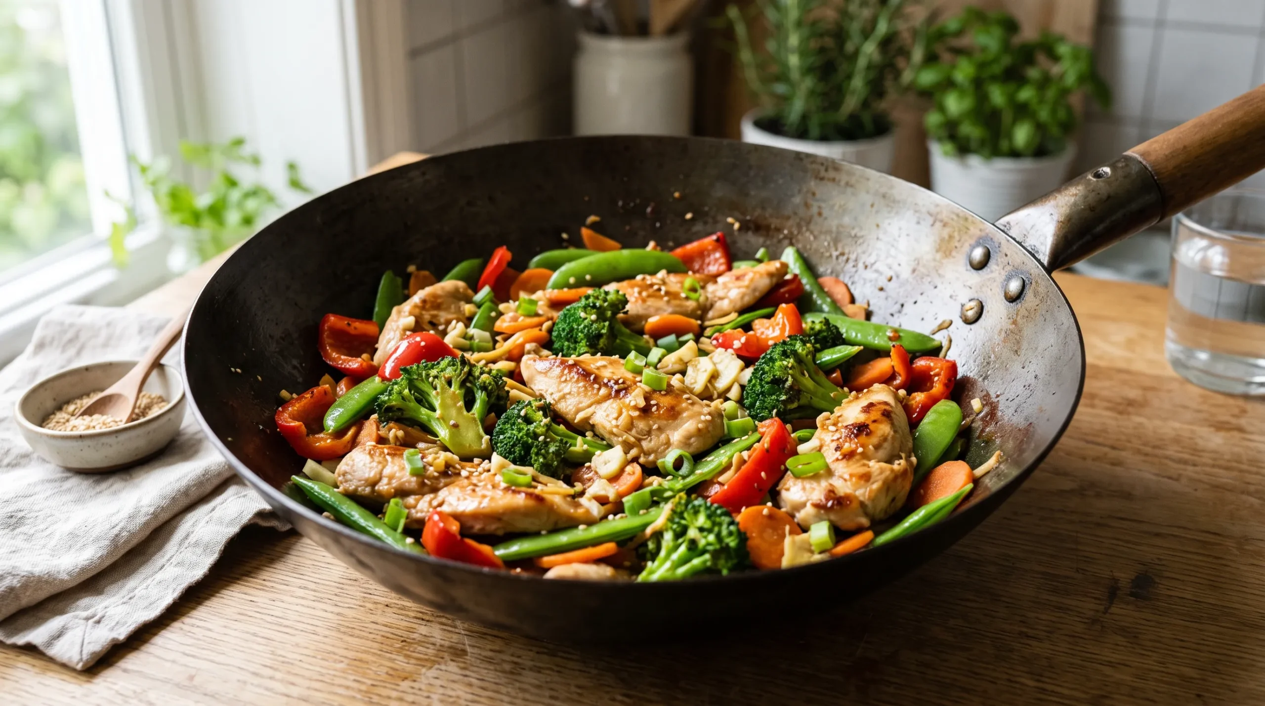healthy chicken stir fry