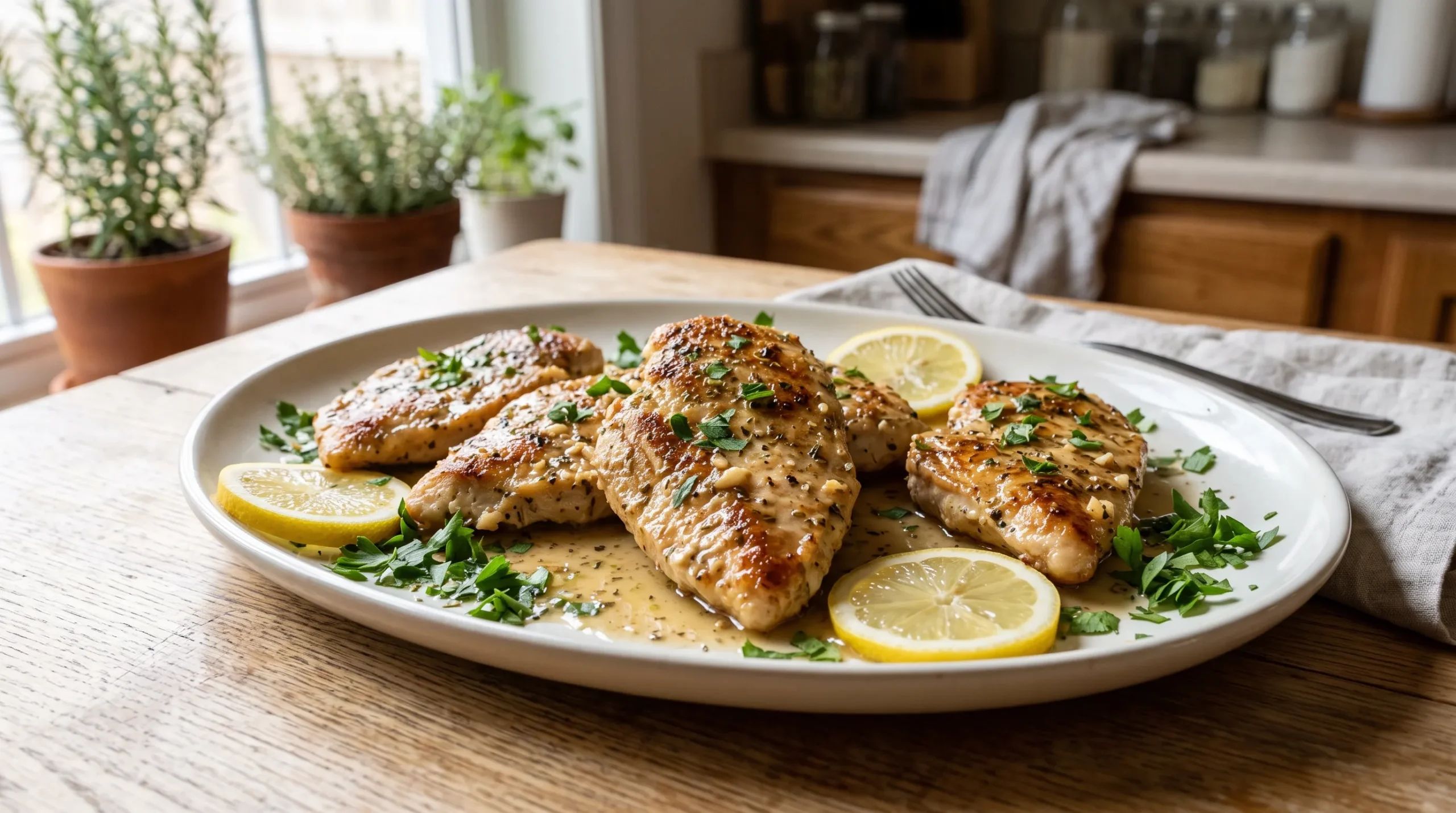 healthy lemon chicken